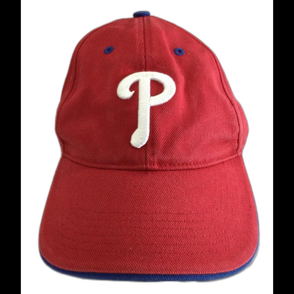 Fan Favorite Cap Hat Unisex Adjustable Strap Red Philadelphia Phillies